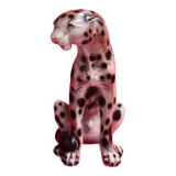 ceramic panther 1975 glazed very good condition 35x25