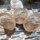 Garden lounge in rattan 1970