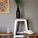 Old patinated workshop stool