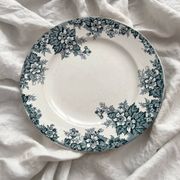 Round ironstone dish “Marie Louise” Saint Amand and Hamage
