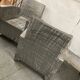 Pair of industrial metal armchairs