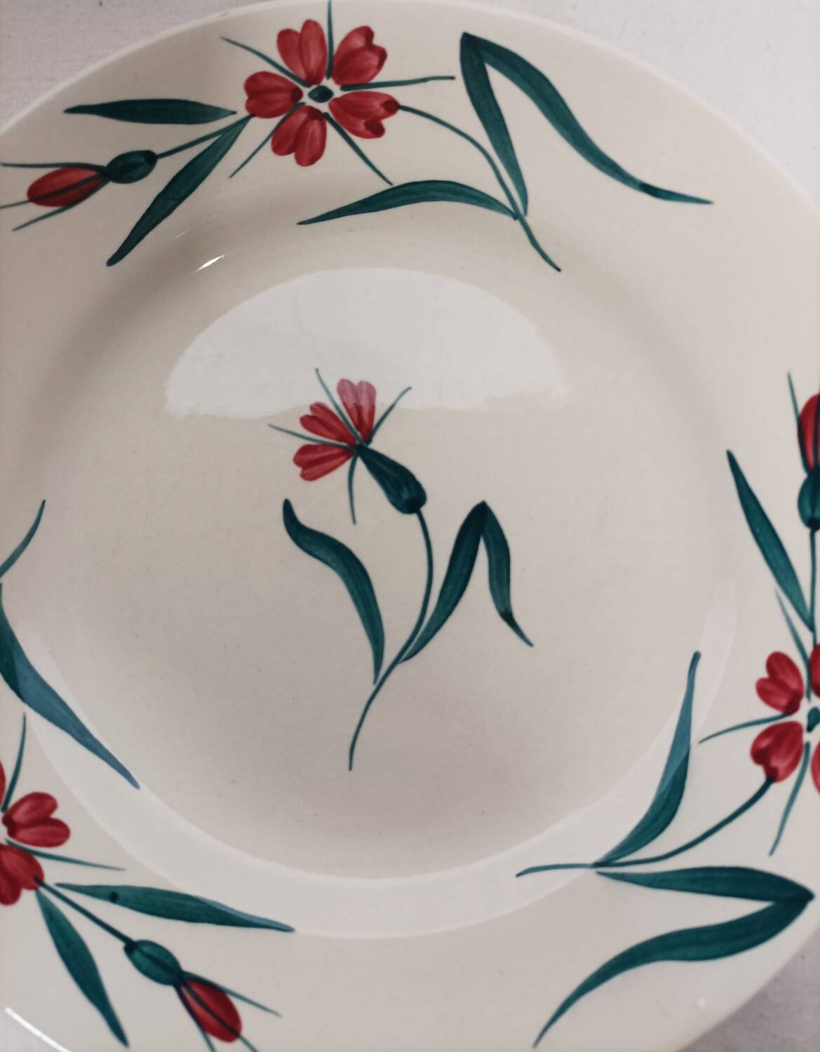 Service assiettes creuses et compotier" Terre de Fer"