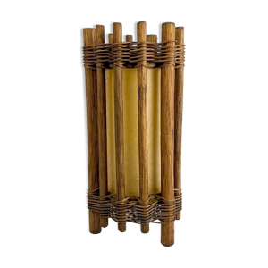 Lampe en bois jungle