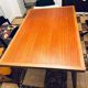 Table bois massif extensible vintage