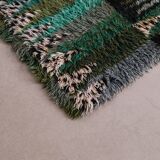 Swedish Mid Century Woven Wool Pile Rug by Marianne Richter, 1960s