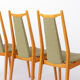 Vintage Dining Chairs Set of 4, Mid Century Modern Chairs, 1960s German