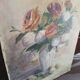 Peinture sur toile fleurs