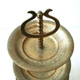 Servant brass fruit tray