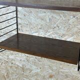 60's 70's oak string shelf module by Kajsa & Nils "Nisse" Strinning Sweden