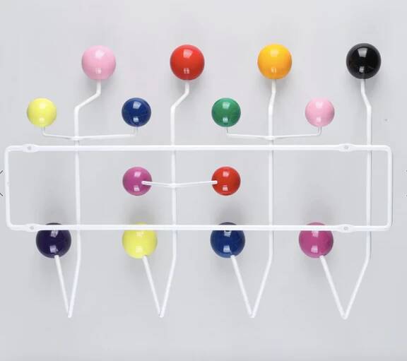 Hang It All Édition Jaune par Charles Eames et Ray Eames pour Vitra