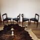 Ensemble de quatre chaises tripodes par Hans Olsen pour Frem Rojle