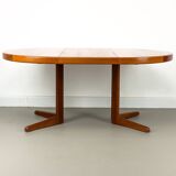 Table de Salle à Manger Ronde en Teck par HW Klein pour Bramin, Danemark, 1960s