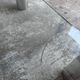 Clear Glass Square Coffee Table with Stainless Steel Cylinder Legs
