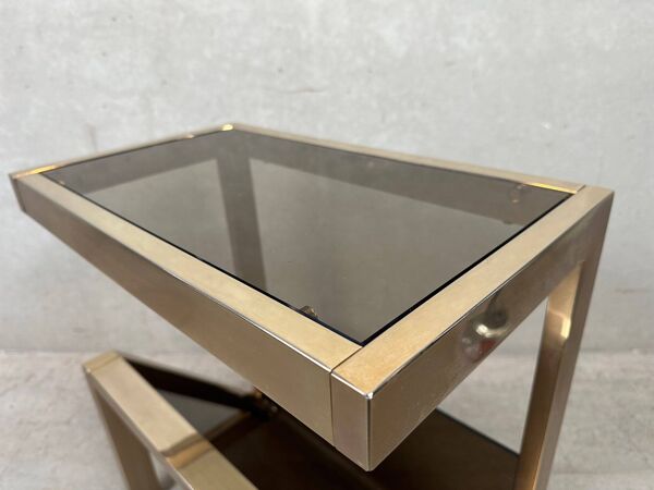 Table d'appoint vintage / porte-revues – Belgochrom
