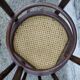 Pair of canned bistro chairs Thonet ZPM Radomsko in curved wood