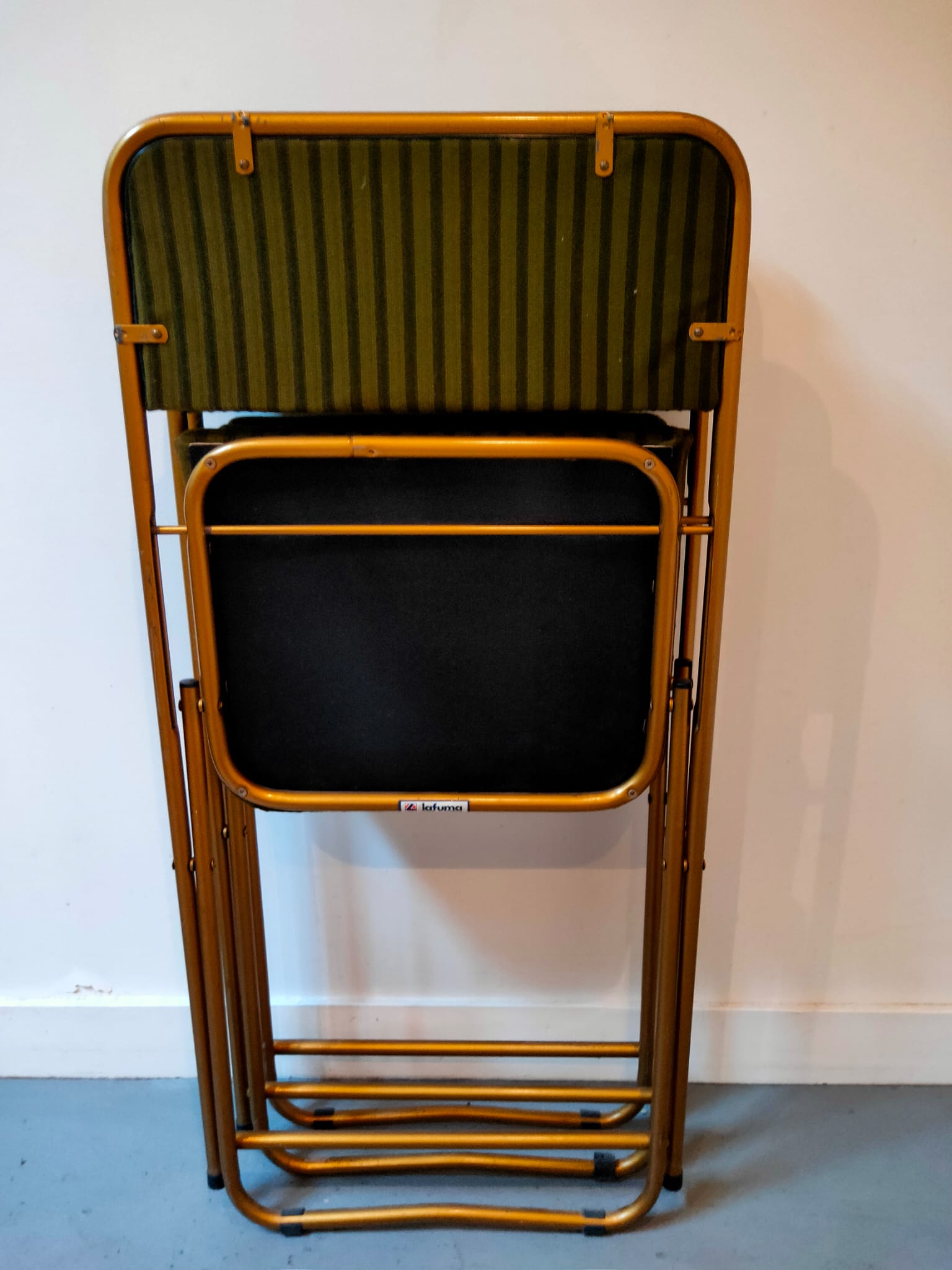 Vintage Lafuma Folding Chair Set