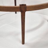 Scandinavian coffee table, 110cm diameter, circa 1960