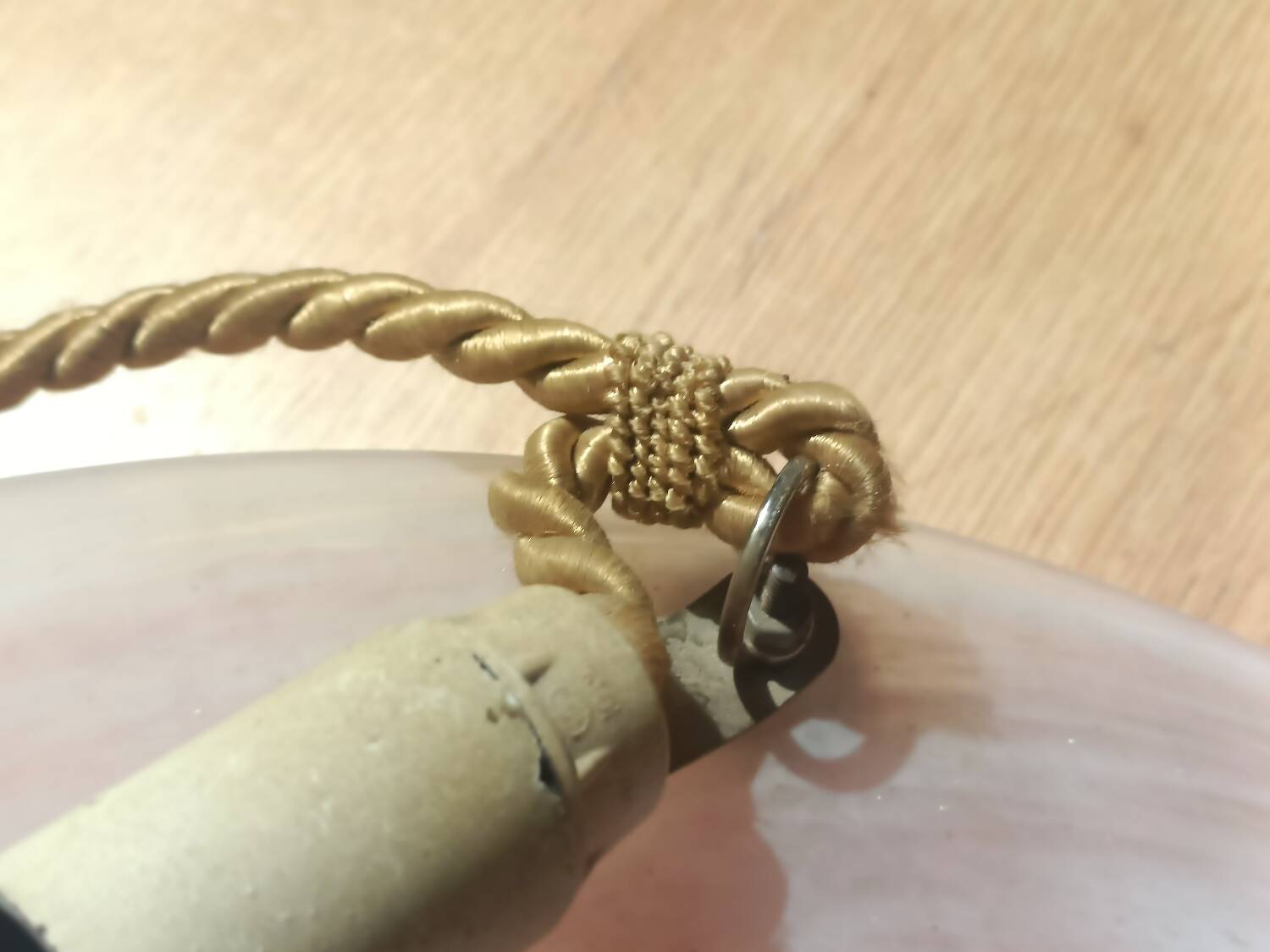 Art Deco glass paste chandelier