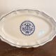 Old Dish Basket Vegetable Dish Earthenware Gien Rouen Renaissance Blue Model