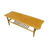 Scandinavian coffee table in blond wood