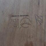 Danish design teak dining table by Poul Hundevad