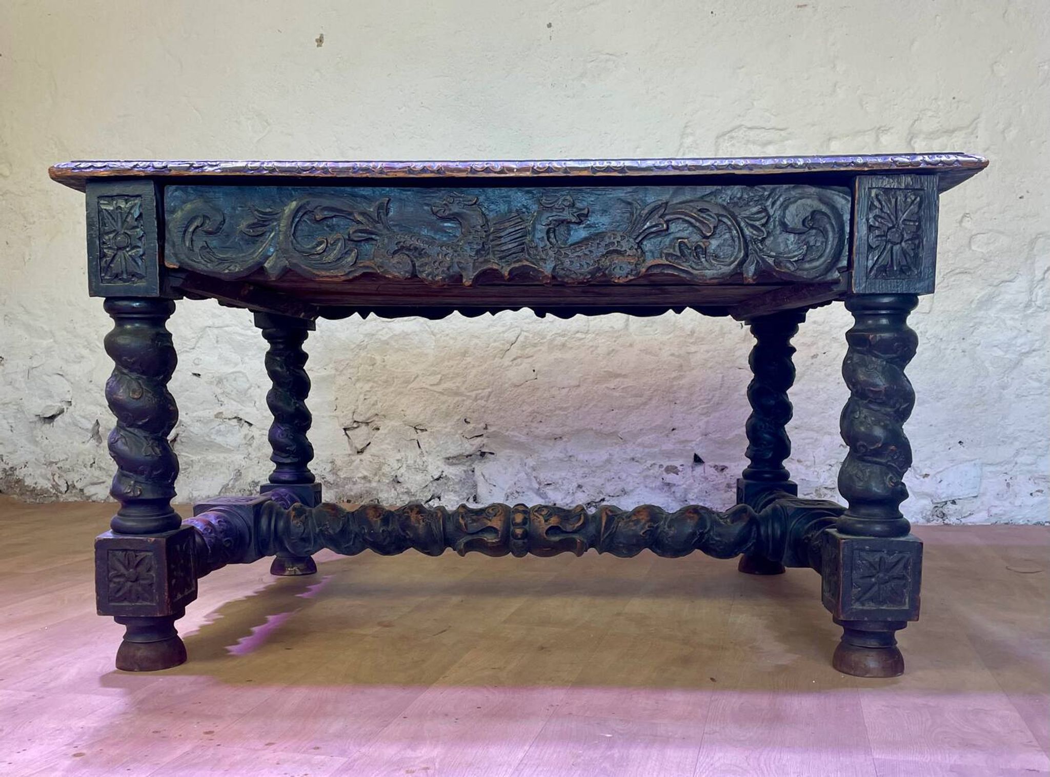 Louis XIII style desk table