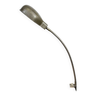 Vintage Grey Italian Gooseneck Table Lamp from GCME, 1950s
