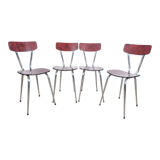 Chaises en formica 1960