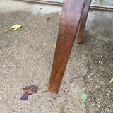 Solid oak dining farmhouse table with 2 drawers 1950 135x75x72cm