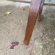 Solid oak dining farmhouse table with 2 drawers 1950 135x75x72cm
