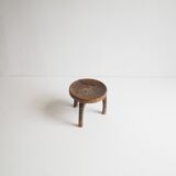 Wa-Hehe tribal carved tripod stool, Tanzania 1950s