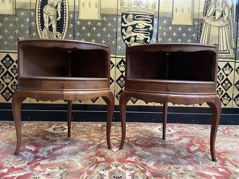 Pair of Louis XV style bedside tables