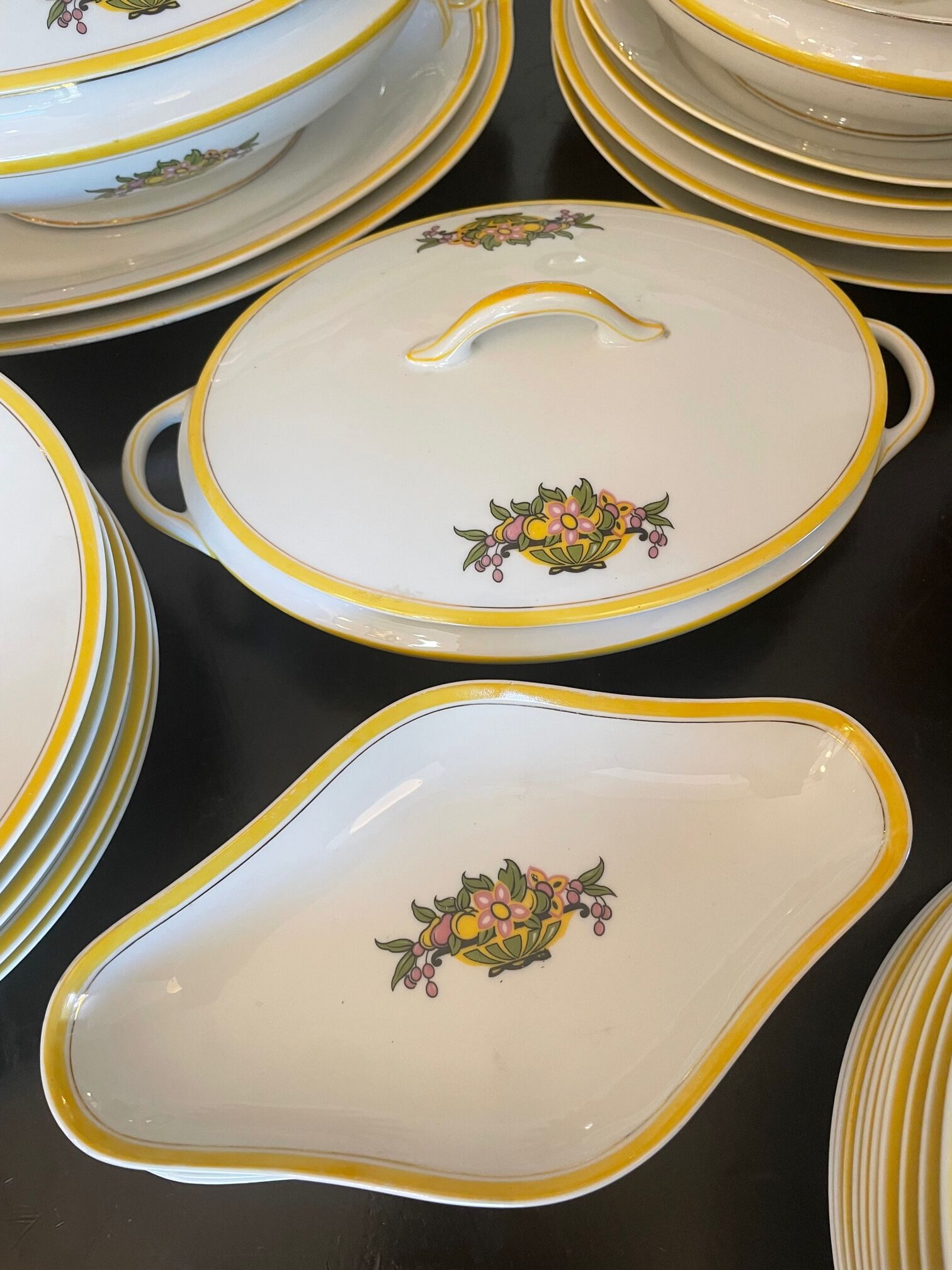 Limoges porcelain service
