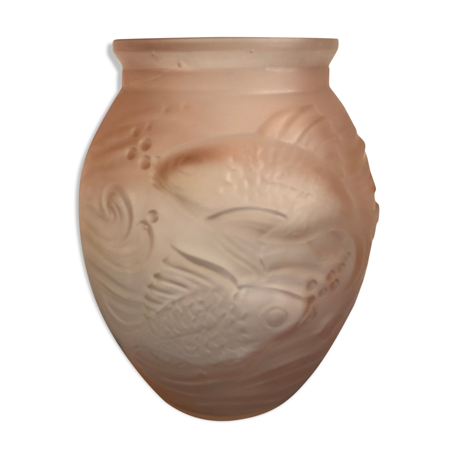 Pink opaline vase