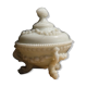 Bonbonnière en opaline blanche