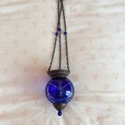 Antique glass chandelier