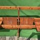 Swedish pine folding bench 1960s-1970s