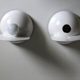 White Buco applior by Claudio Dini edited by Artemide, 1974