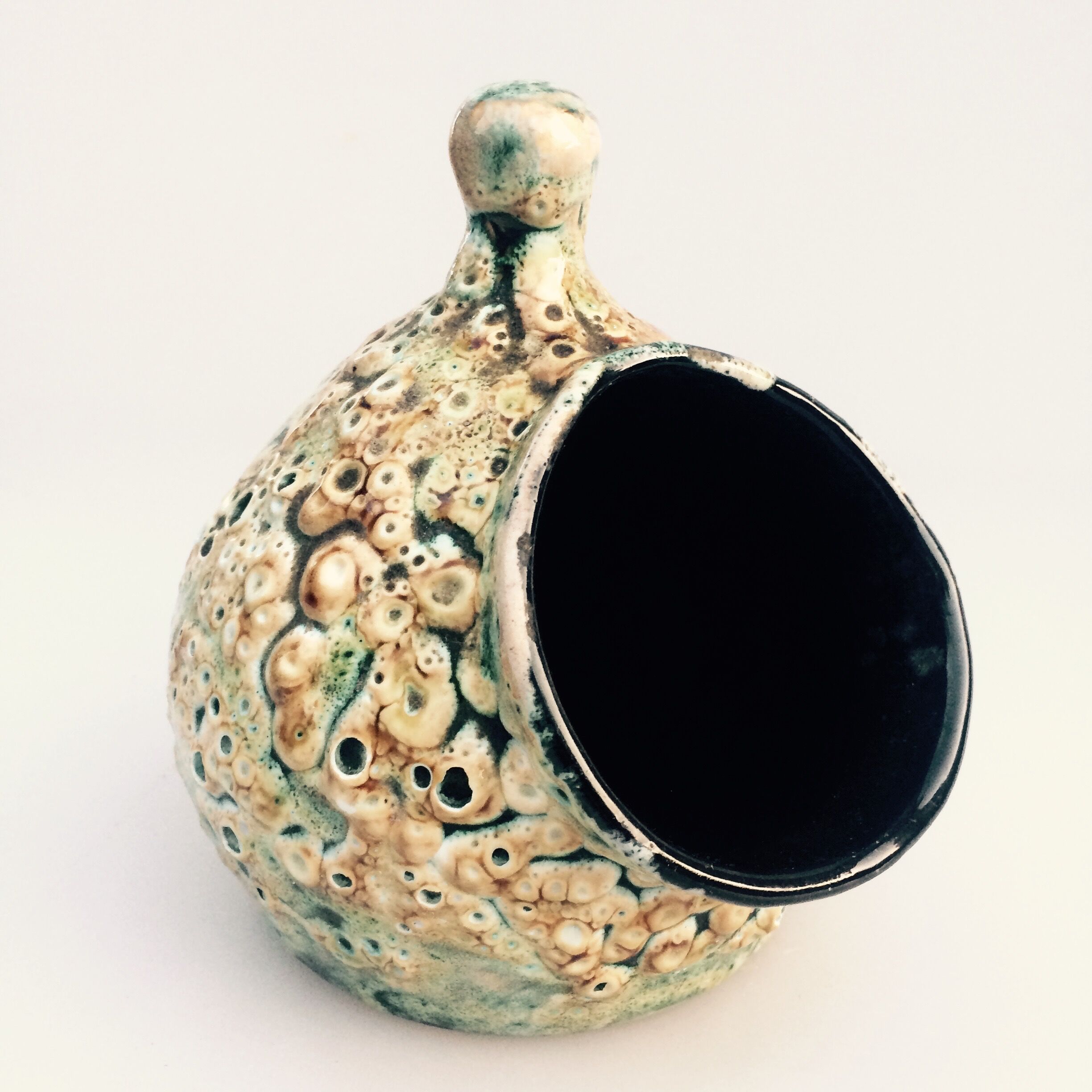 Carmamique pot - empty pocket vintage lava