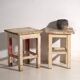 Antique pine bedside tables – Central Europe, circa 1940 #11