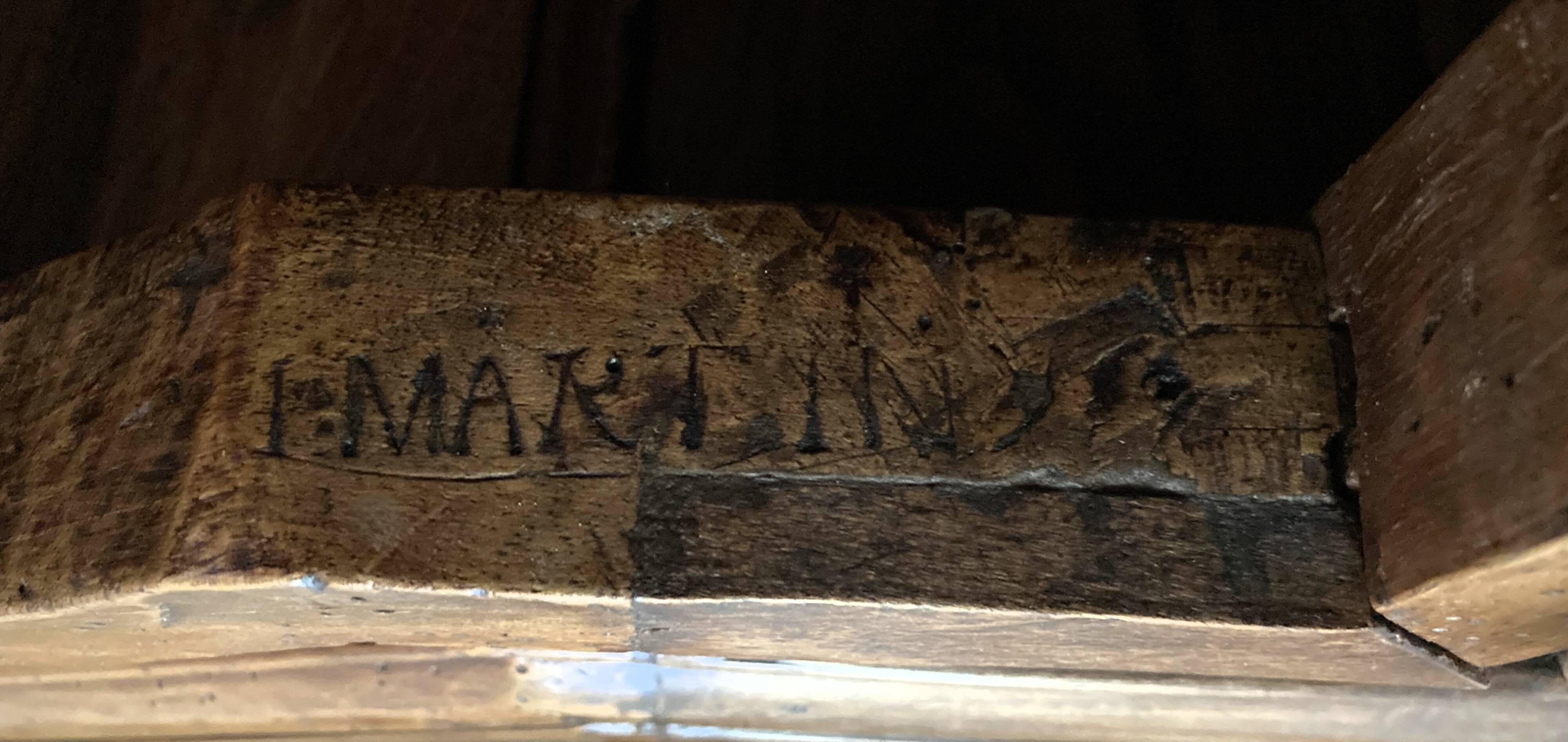 Versailles wardrobe in walnut, 18th century