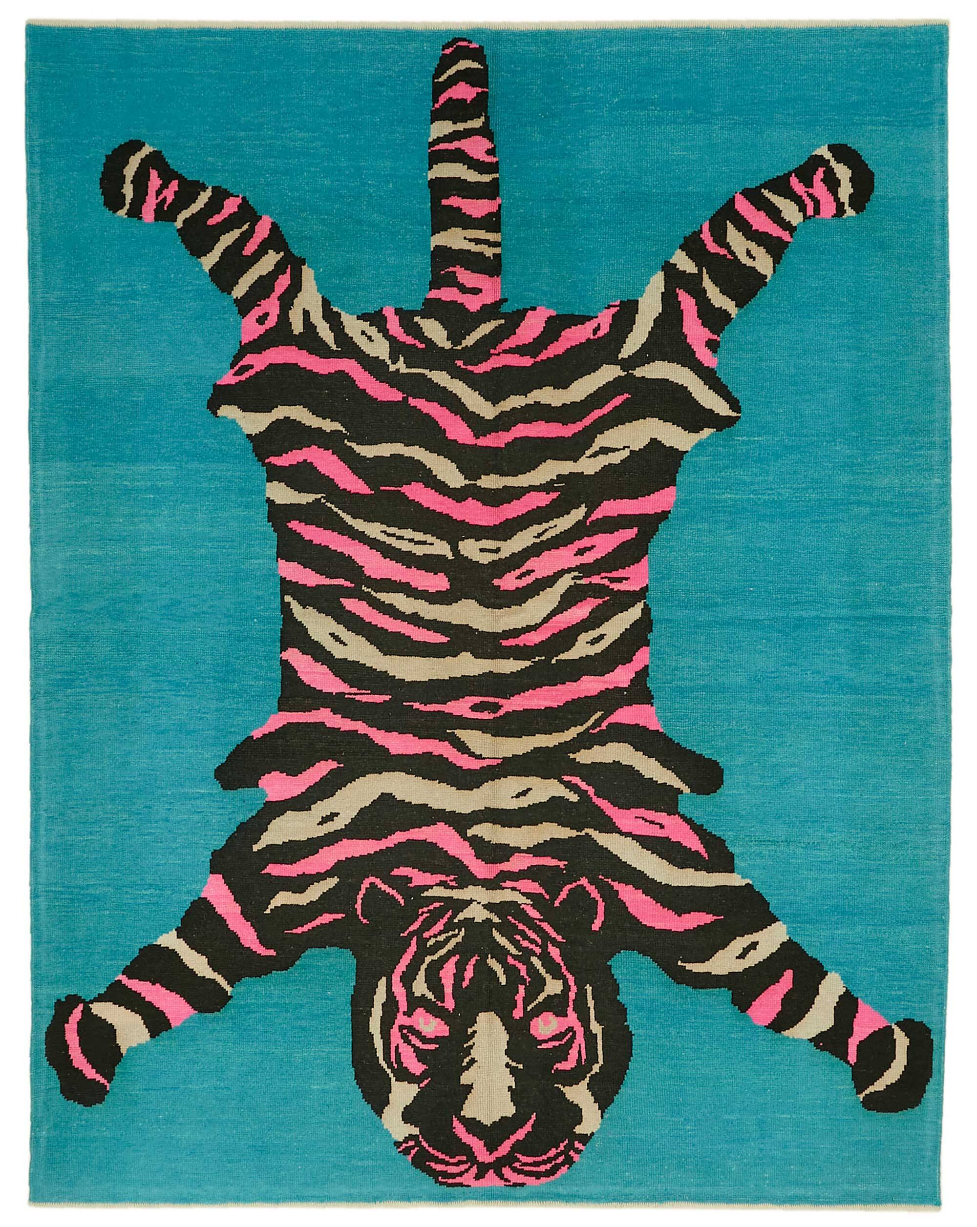 Turkish Handknotted Wool Tiger Rug 252 cm x 322 cm