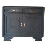 Sideboard painted in anthracite gray
