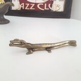 Vintage Nutcracker - Brass Crocodile - 1970