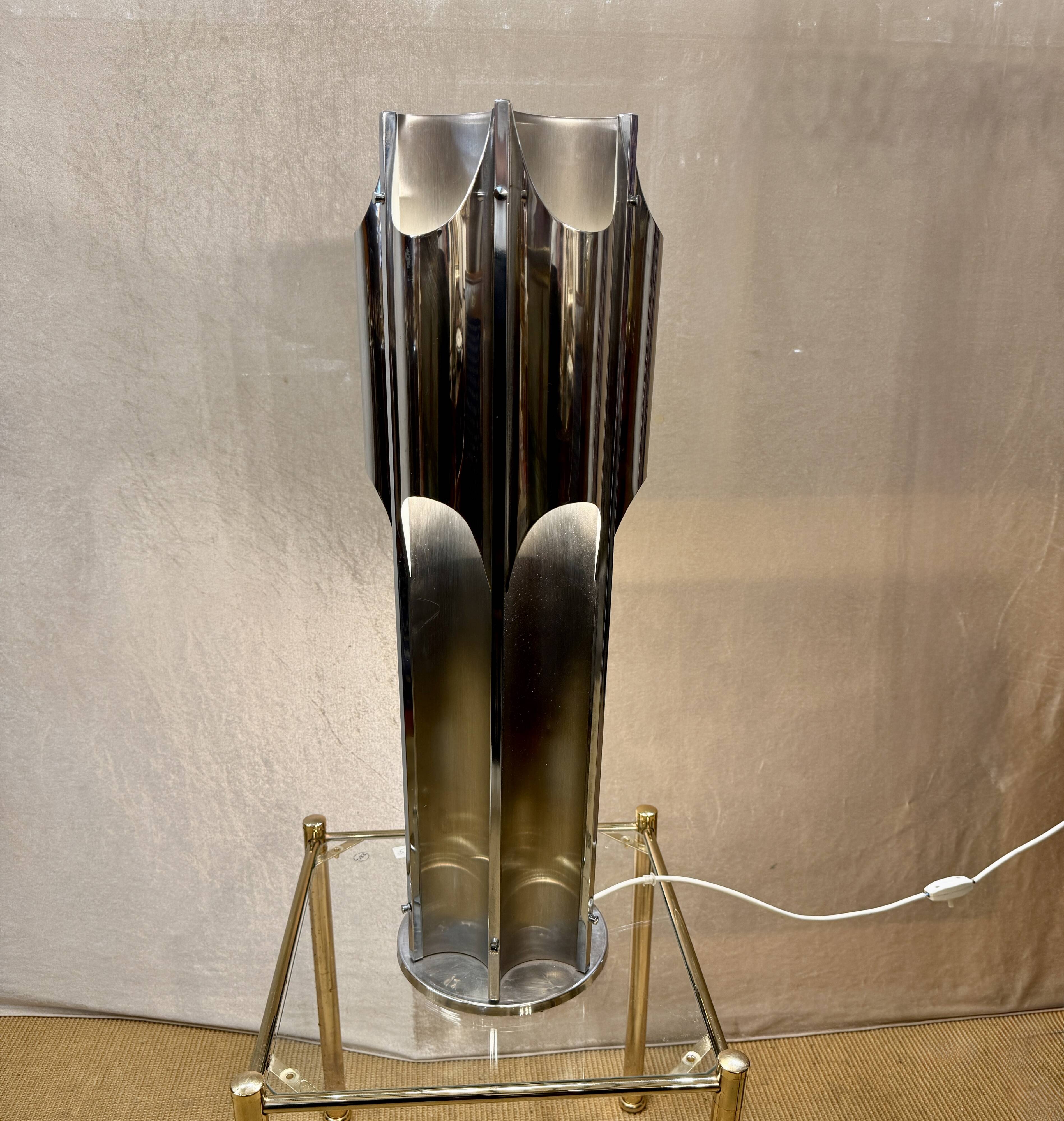 „Orgue" Table Lamp attr. to Jacques Charles for Maison Charles, ca. 1965