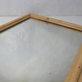 Vintage painted wood mirror