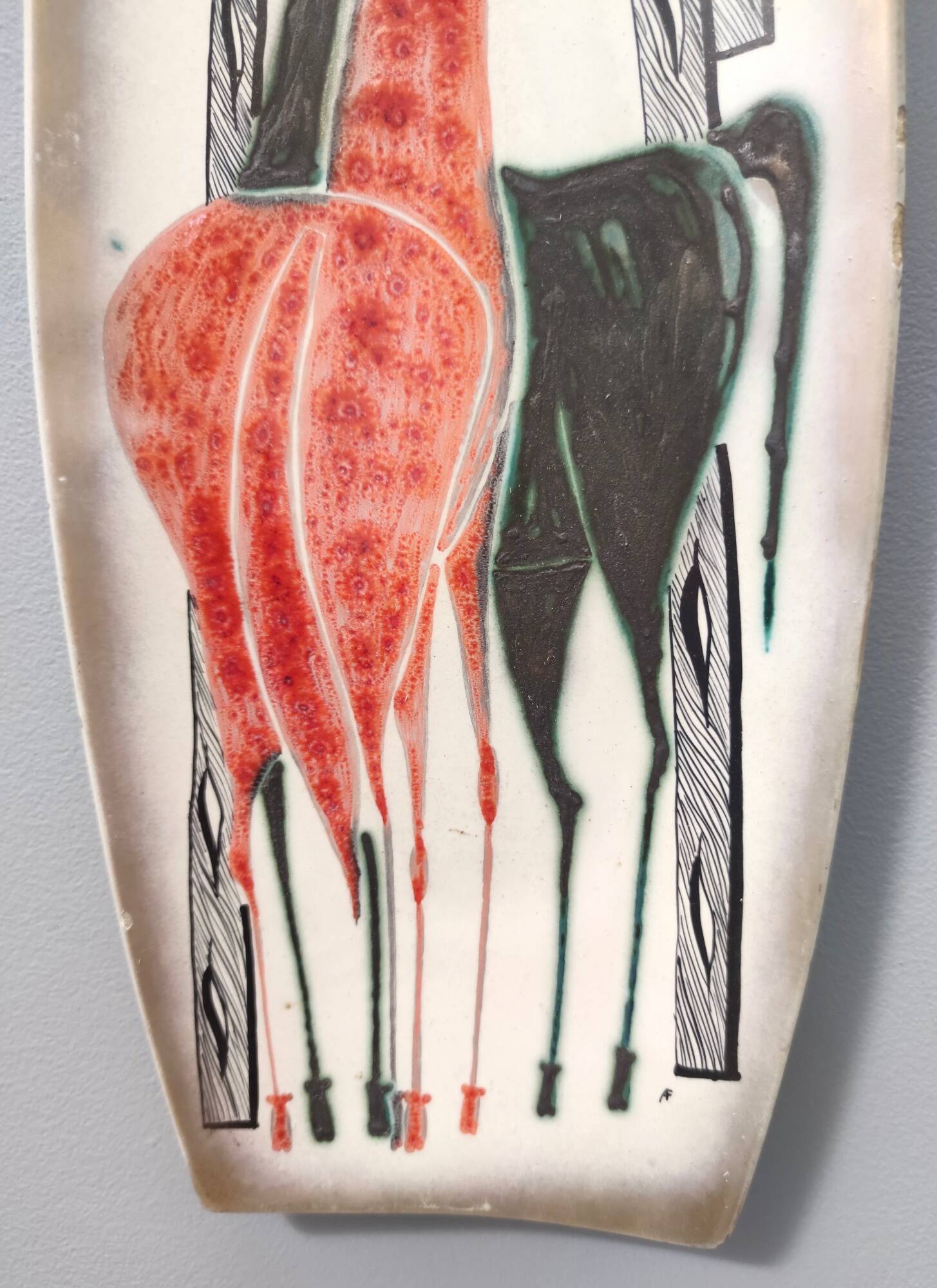 Ceramic Centerpiece / Catchall / Decorative Piece by Petucco & Tolio, Italy