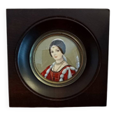 Portrait miniature after Leonardo da Vinci