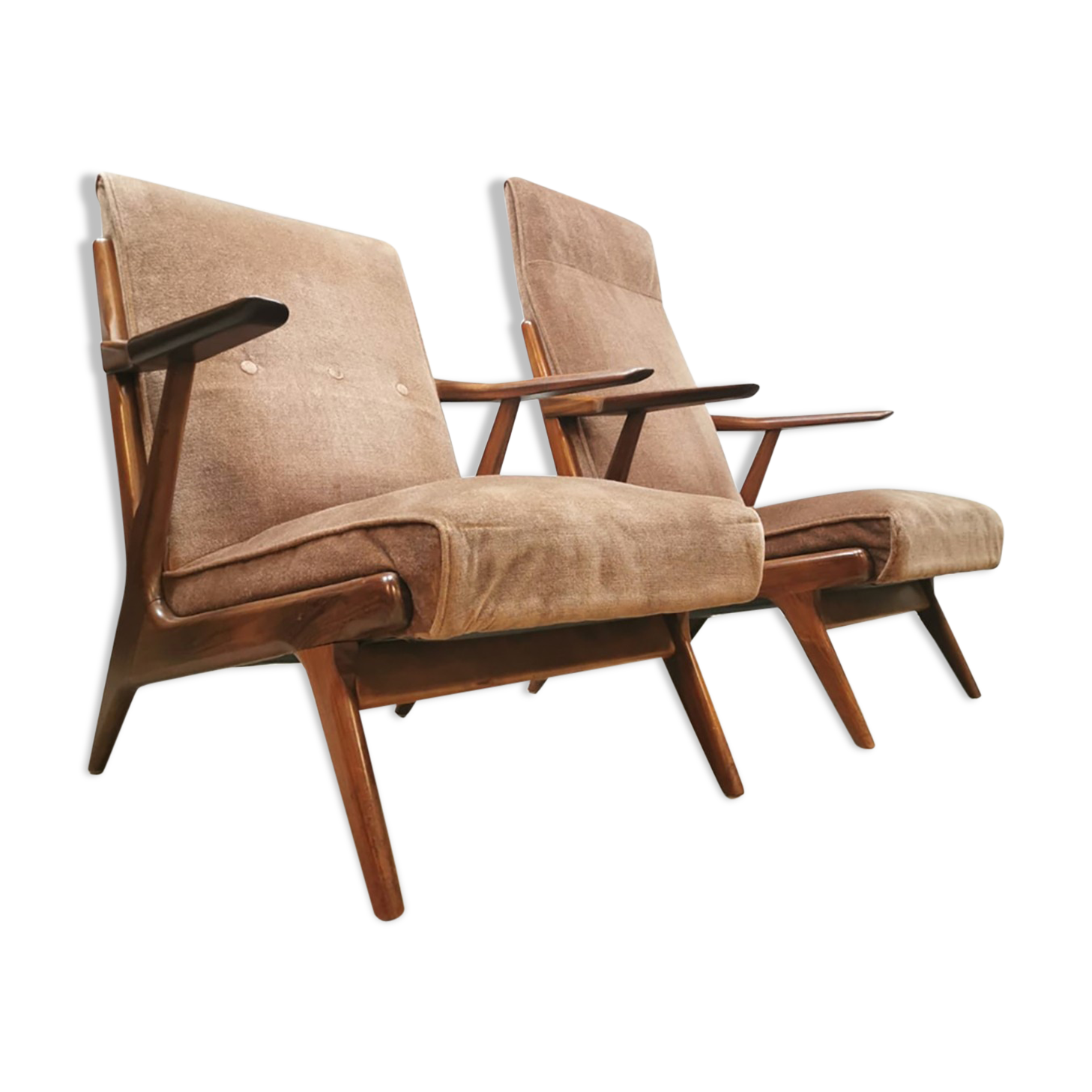 Paire de 2 fauteuils