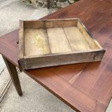 Table de ferme à repas à manger sam en bois massif 1 tiroir 1930 209x80cm